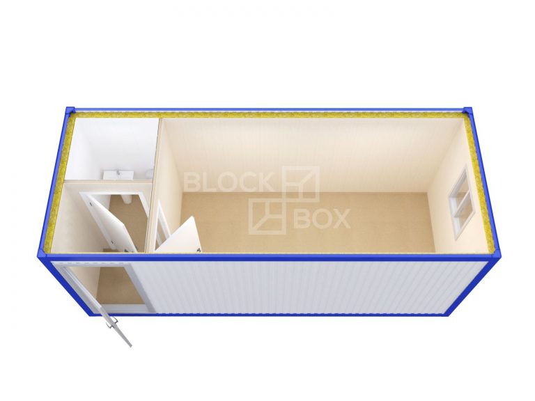 Блок-контейнер прорабская с санузлом